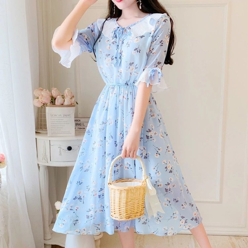Vestido sales juvenil azul