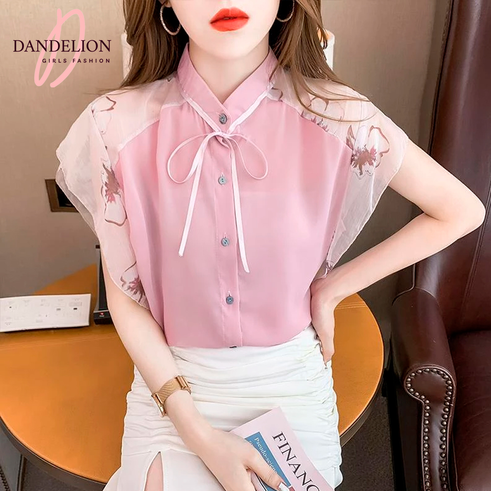 Elegante Con Costura De Flores Estilo – Dandelion